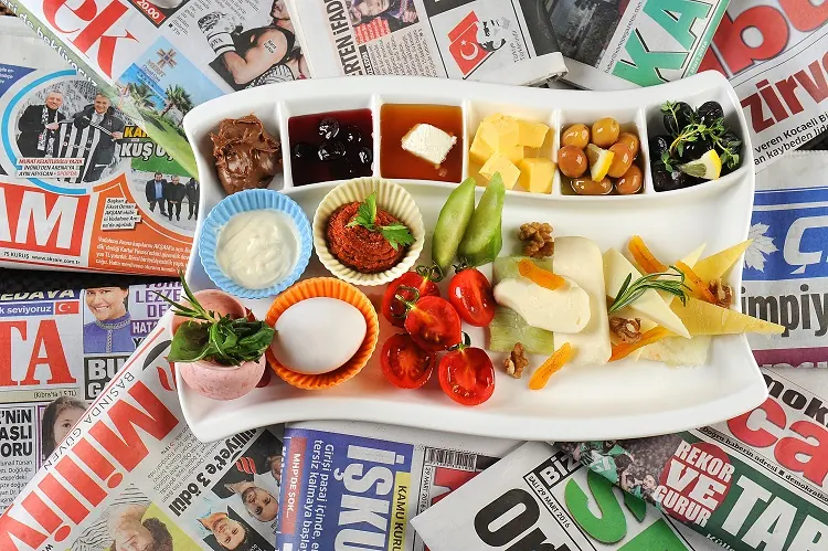 Şahane kahvaltı tabağı